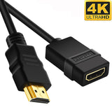 HDMI Cable Extension High Speed w/Ethernet 28AWG CL3/FT4 4K 60Hz