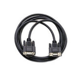 RS-232 DB9 Serial Extension Cable Male To Female Black