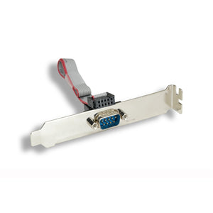 DB9 Male to IDC10 Female Serial Port Everex Cable w/Bracket - EWAAY.COM
