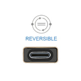 6 Inches USB-C Male to USB 3.0 A-Female Adapter Converter White