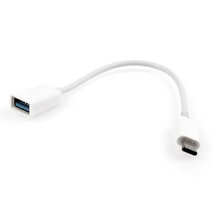 6 Inches USB-C Male to USB 3.0 A-Female Adapter Converter White - EWAAY.COM