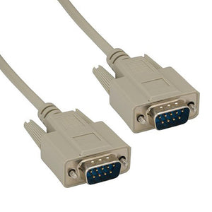 1Ft RS-232 DB9 Male to Female x 2 Splitter Cable - EWAAY.COM