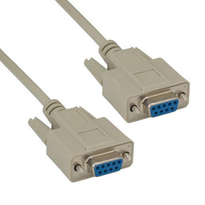 RS-232 DB9 Female to Female Serial Cable - EWAAY.COM