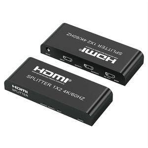 2Way HDMI Splitter 4K@60Hz, HDMI v2.0, HDCP 2.2 - EWAAY.COM