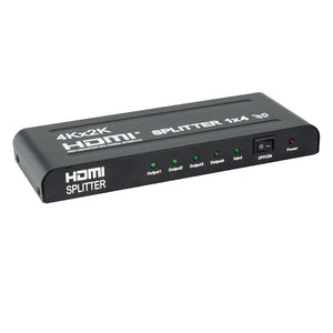 4Way HDMI Splitter (1-in/4-out) 1080p, 3D, 4K 30Hz - EWAAY.COM