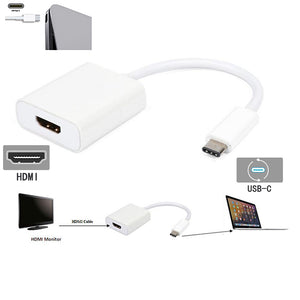 6 Inches USB Type C 3.1 to HDMI Female Adapter 4K@60Hz - EWAAY.COM
