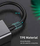 USB Type-C Gigabit Ethernet Adapter (10/100/1000Mbps) Black - EWAAY.COM