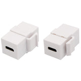 USB 3.1 Type C Keystone Coupler Female to Female