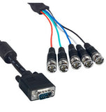 VGA HD15 to 5-BNC RGB Video Cable For HDTV Monitor Cable