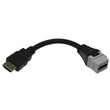 5-Inches Pigtail HDMI Keystone Jack - EWAAY.COM