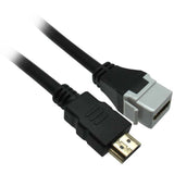 5-Inches Pigtail HDMI Keystone Jack