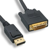 Display Port Male to DVI Male Cable - EWAAY.COM