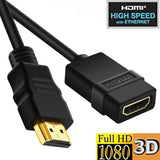 HDMI Cable Extension High Speed w/Ethernet 28AWG CL3/FT4 - EWAAY.COM